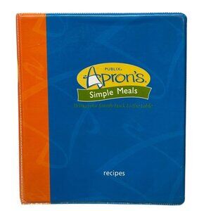 Publix Apron’s Simple Meals Recipe 3 Ring Binder With Tabs & Recipes Cookbook